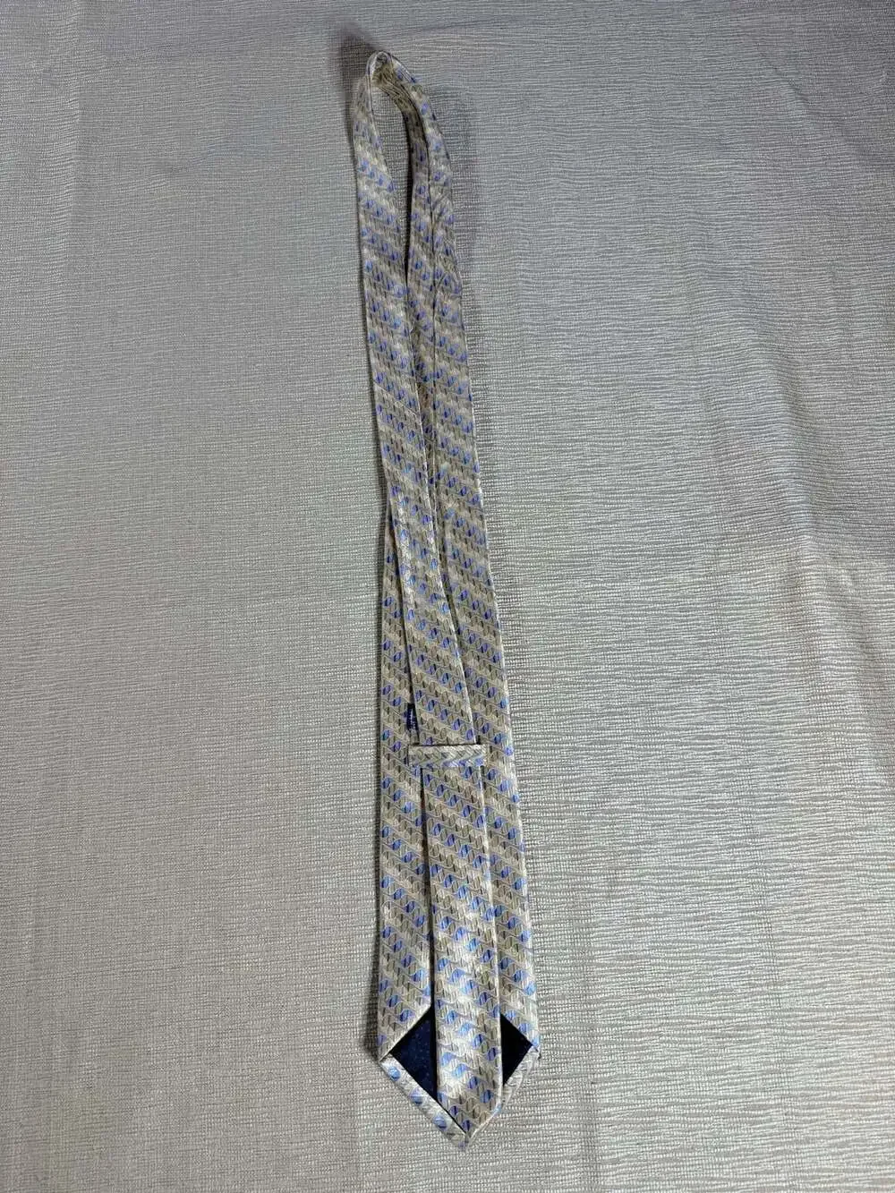 Men’s Necktie Lot of 5 Geometric Stripe Medallion Brown Red Gold Dress Ties